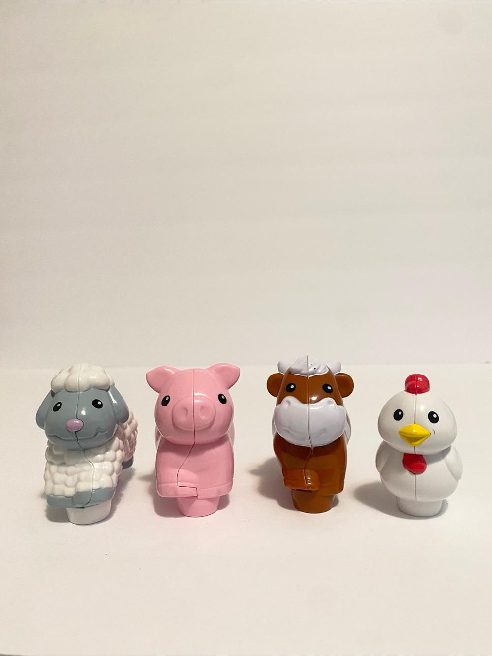 Leap Frog Builders Food Fun Farm Replacement Animals Pig Cow Sheep Chicken Lot